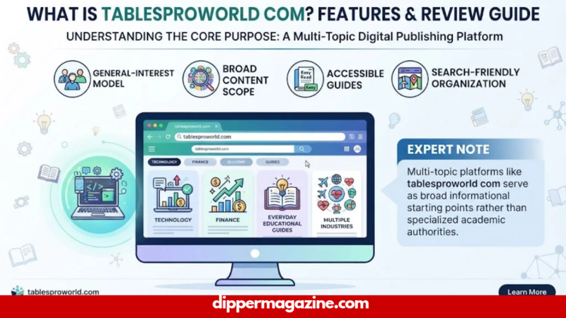 What Is Tablesproworld Com? Features & Review Guide